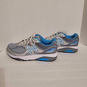 New Balance Women's Extra Wide 1540v3 Silver Polaris Blue Shoes W1540SP3 Size 9